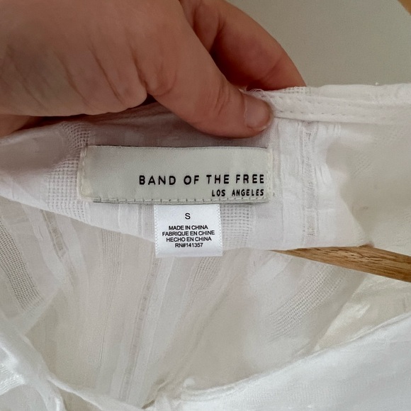 White Ruffled Women's Top - Picture 2 of 4